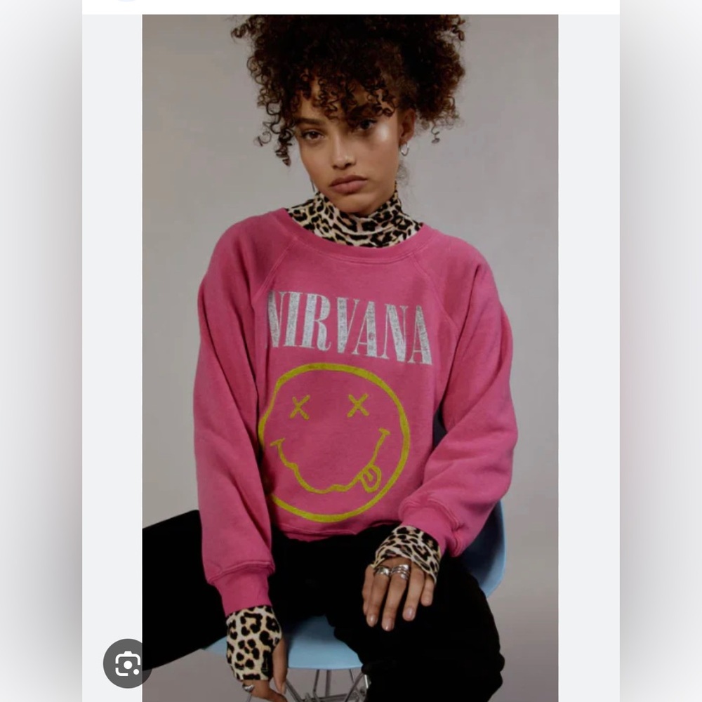 Daydreamer Pink Nirvana Crewneck Sweater